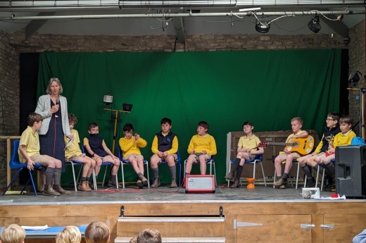 Peregrines Celebrate in assembly